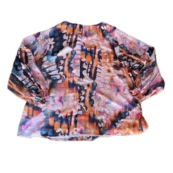 Torrid Womens Chiffon Clip Dot Blouson Sleeve
Butterfly Top Size 3X Fairy - Picture 2 of 5